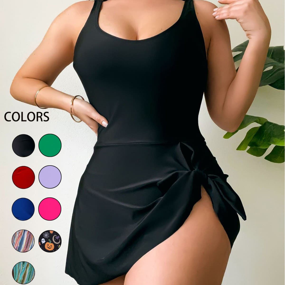 Women's Clothing Vest One Piece Swimsuit