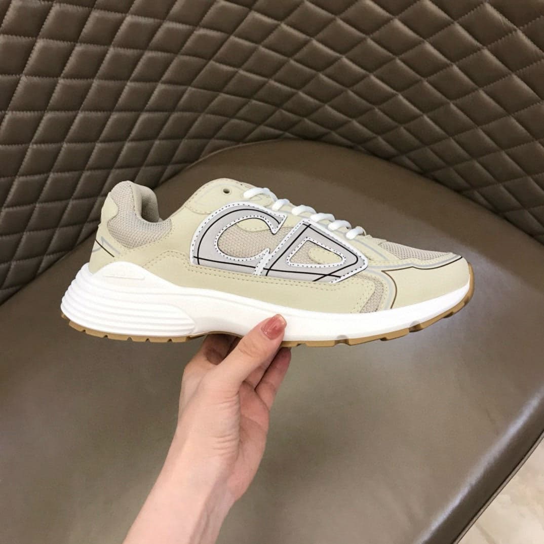 Chaussures de sport décontractées pour hommes, modèle New Letter CD B30, avec lacets et semelle adhésive, en cuir de vache