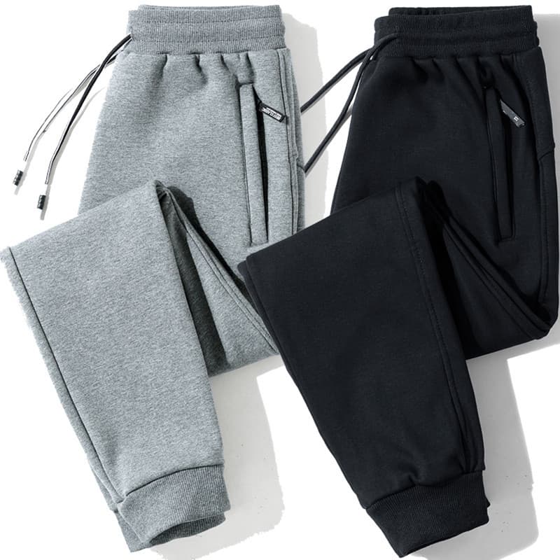 Cheap work for men, work, leisure, sports, loose fitting sanitary pants with zipper pockets