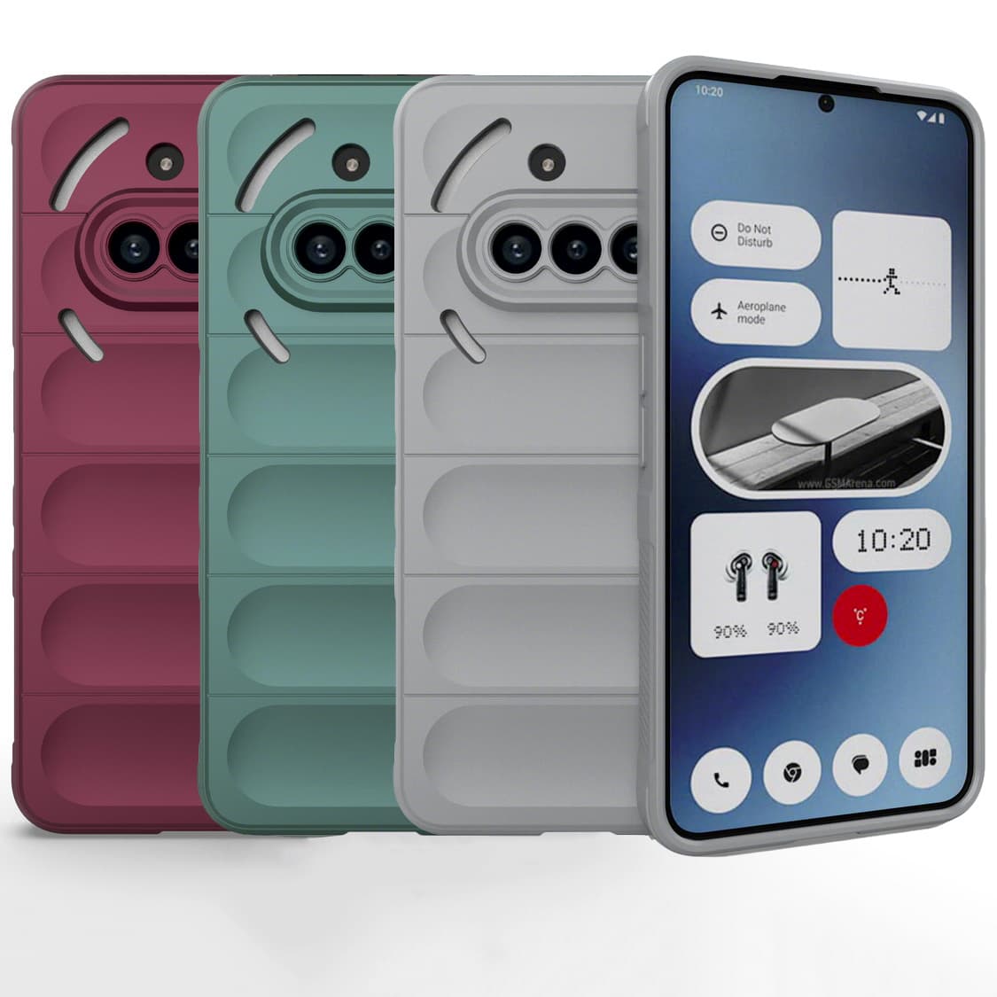 Airbag Anti-Drop Case For (3A) Pro 3A Phone 2A Nothing CMF Phone 1 Shockproof Armor Heavy Duty Cover