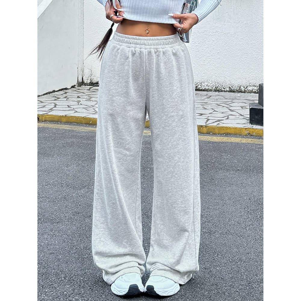 Women's Clothing Wide Leg Casual Pants Loose And Slim Drapey And Versatile Wide Leg Long Pants Spot Delivery
