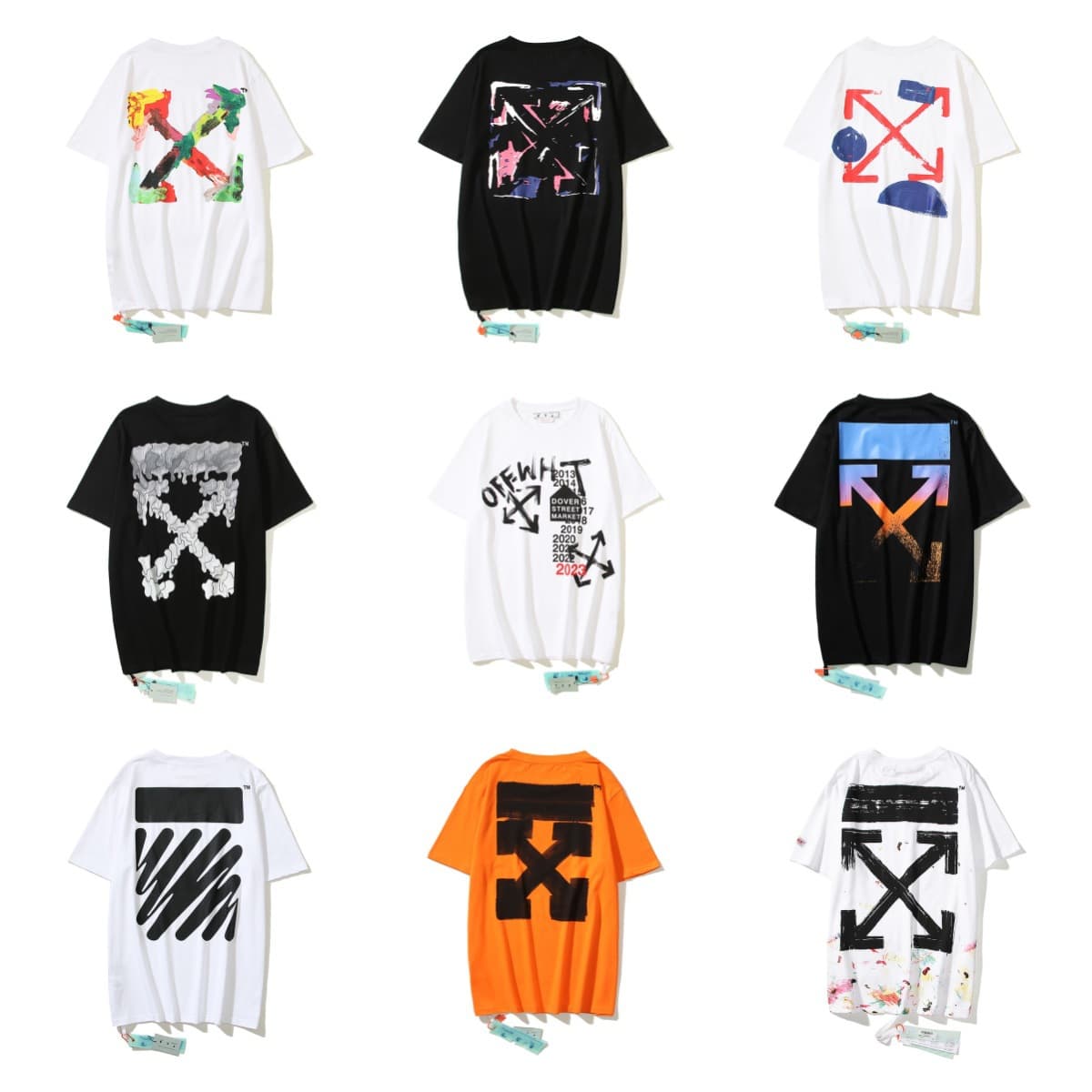 Summer New High-quality Versatile Unisex Printed Short-sleeve T-shirt