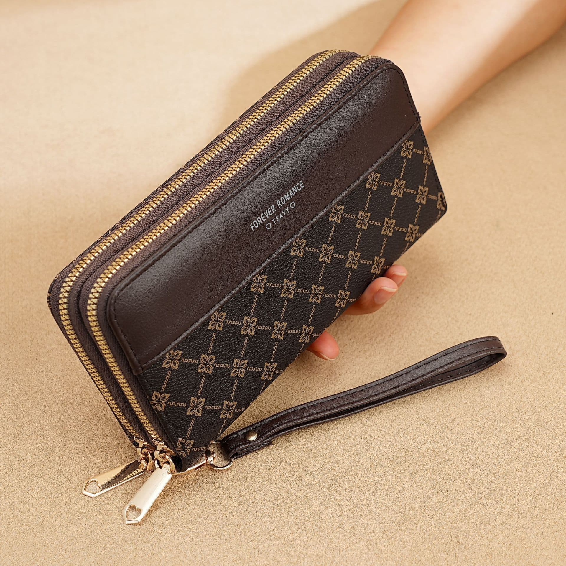 Purse Wallet Clutch Bag Purse Long Women's Simple Stylish Zipper Bag Hand Hold Bag Large Capacity Wallet Women's Purse
