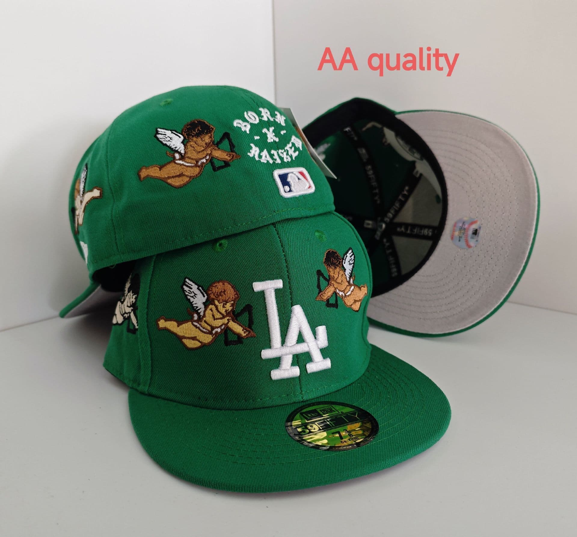 Casquette de baseball tendance 2025, modèle AA, taille unique, visière plate, idéale pour les équipes de commerce extérieur transfrontalier.