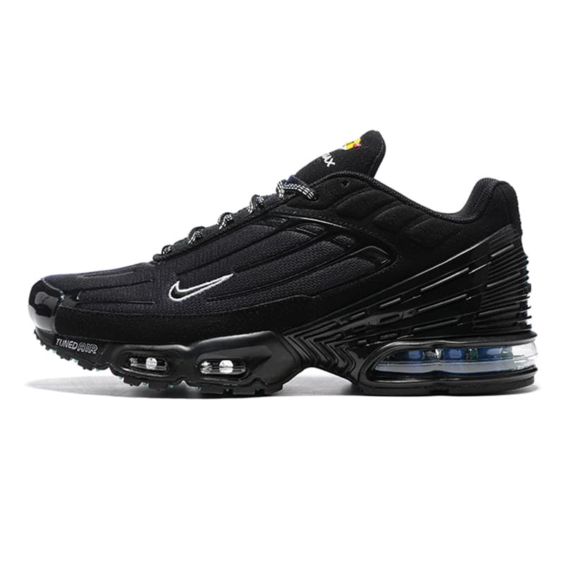 Nikes Tns Plus 3 Chaussures de course pour hommes Terrascape Triple Black White Psychic University Blue Hyper Jade Midnight Navy Baskets de sport en