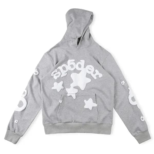 Sweat à capuche Spider pour enfants Sp5der 555555 Sweat à capuche pour garçons et filles, imprimé toile d'araignée de haute qualité
