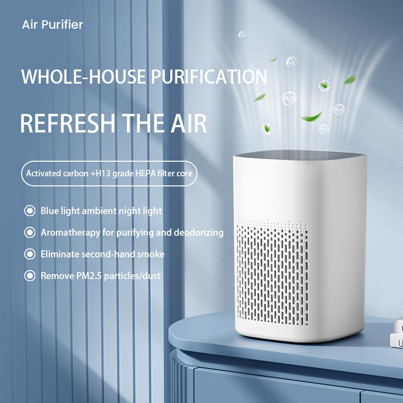 Secondhand Odor Removal Office Desktop USB Air Purifier