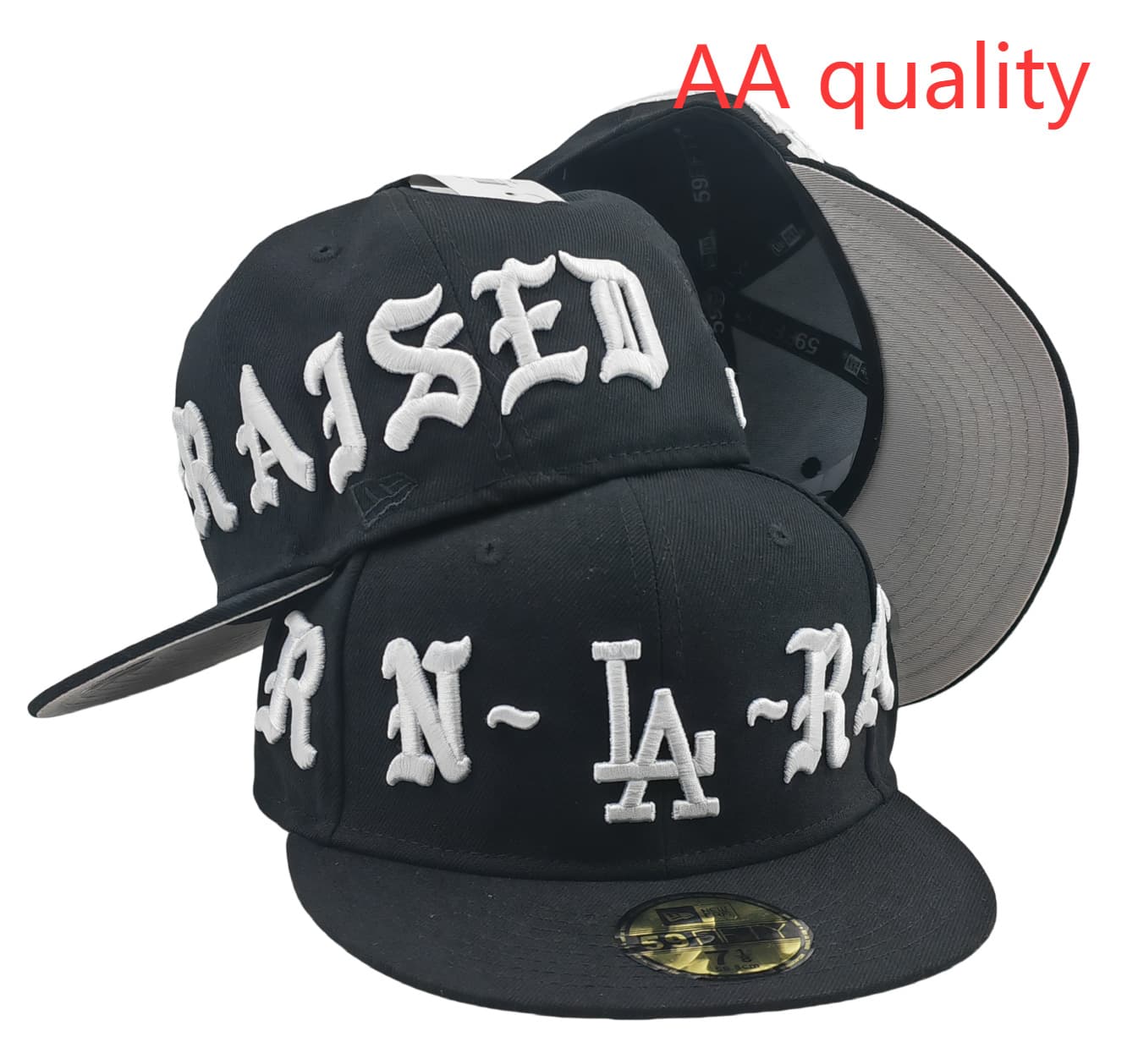 Casquette de baseball tendance 2025, modèle AA, taille unique, visière plate, idéale pour les équipes de commerce extérieur transfrontalier.