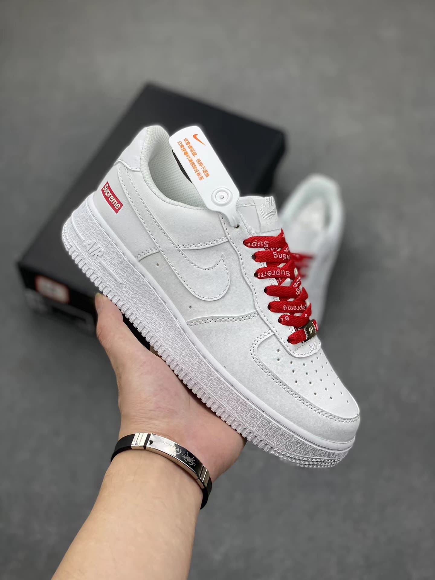 Chaussures décontractées polyvalentes Air New 1 Low respirantes noires et blanches pour couple