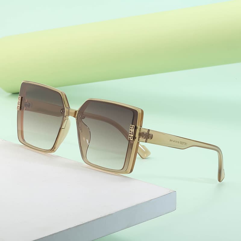 2022 New Fashion TR Polarized Large Frame Sunglasses Women's High-end Korean Sunglasses Cross-Border Wholesale