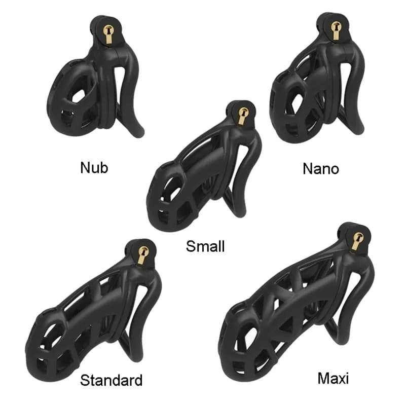 rings Resin Male Chastity Device Cobra Cage With 4 Ring Sleeve Lock Bondage Belt Fetish Sex Toy For Men 220923