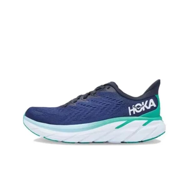 Chaussures de sport Bondi 8 Clifton 9 Runner Carbon X2 Triple Black White Light Blue Designer de sports de plein air