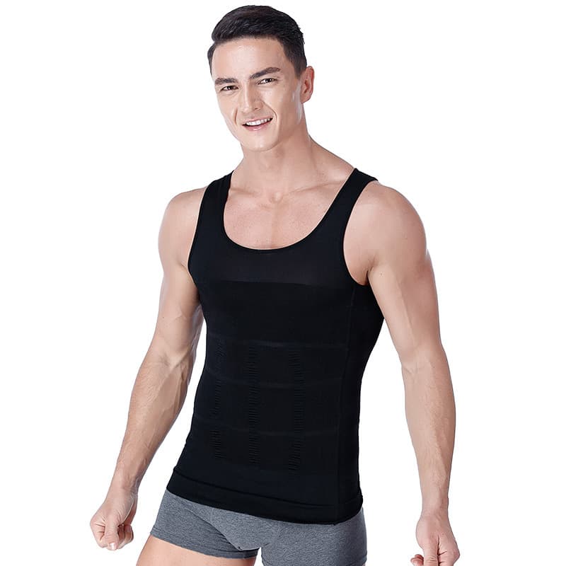 Men's body shaping underwear body shaping beer belly slimming tight underwear thin seamless abdomen vest