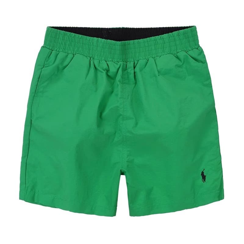 Short de bain homme à séchage rapide, short de plage taille élastique avec logo brodé, maillot de bain décontracté et léger pour la piscine et