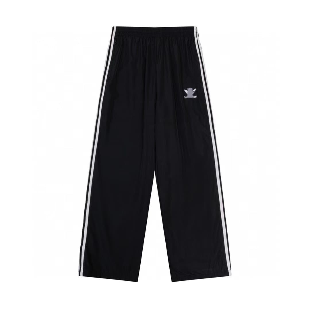 Pantalon de sport décontracté à jambes larges et droites pour hommes et femmes