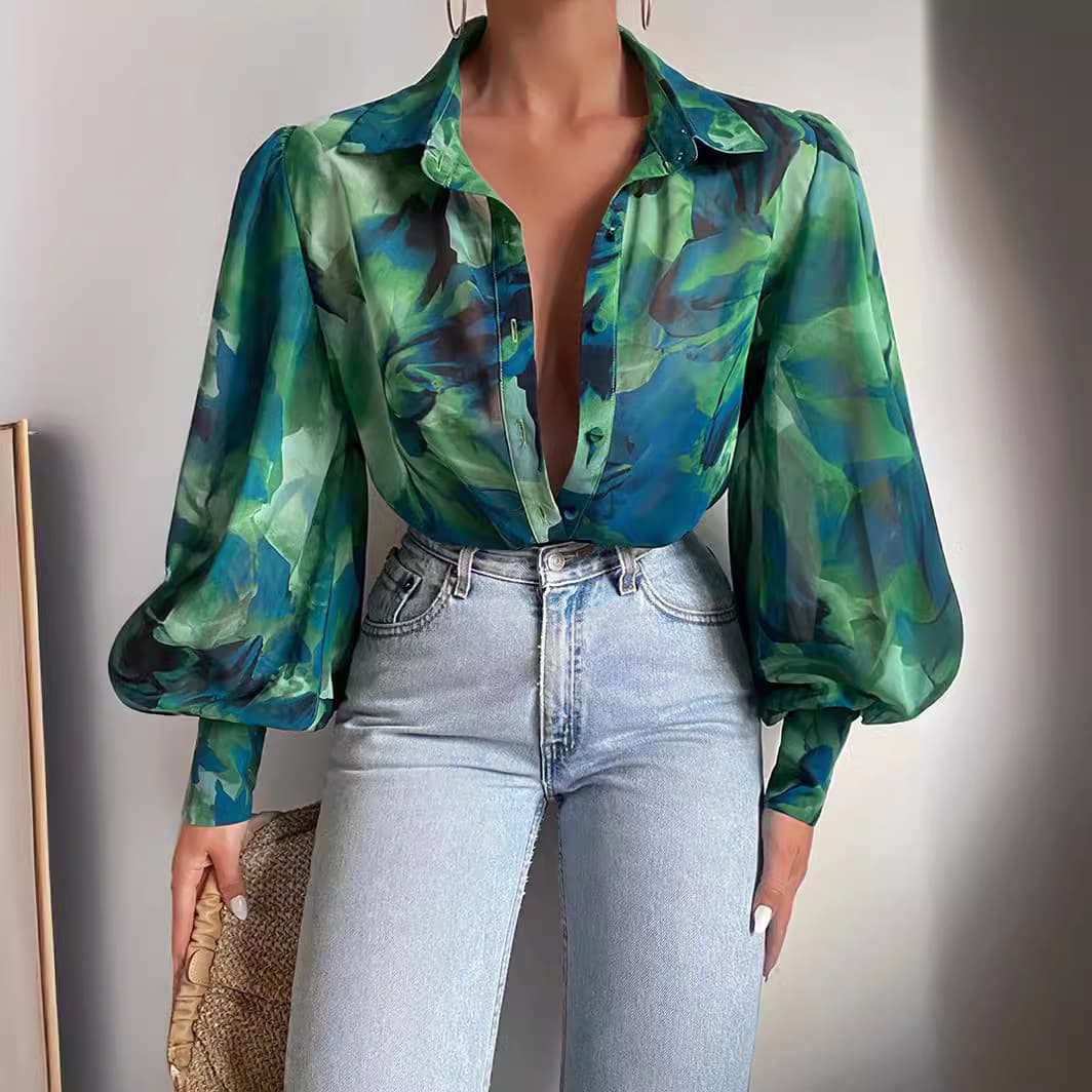 Women's spring single-breasted cardigan temperament casual bottoming top