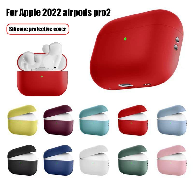 Protective Cover Shock-proof Anti-drop Soft Silicone Bluetooth-compatible Earphone Case for Pro2 2022
