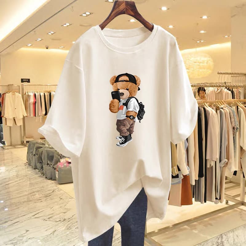Women's Clothing Pure Cotton Short Sleeved T Shirt Casual And Versatile Loose Top Fashionable Half Sleeve