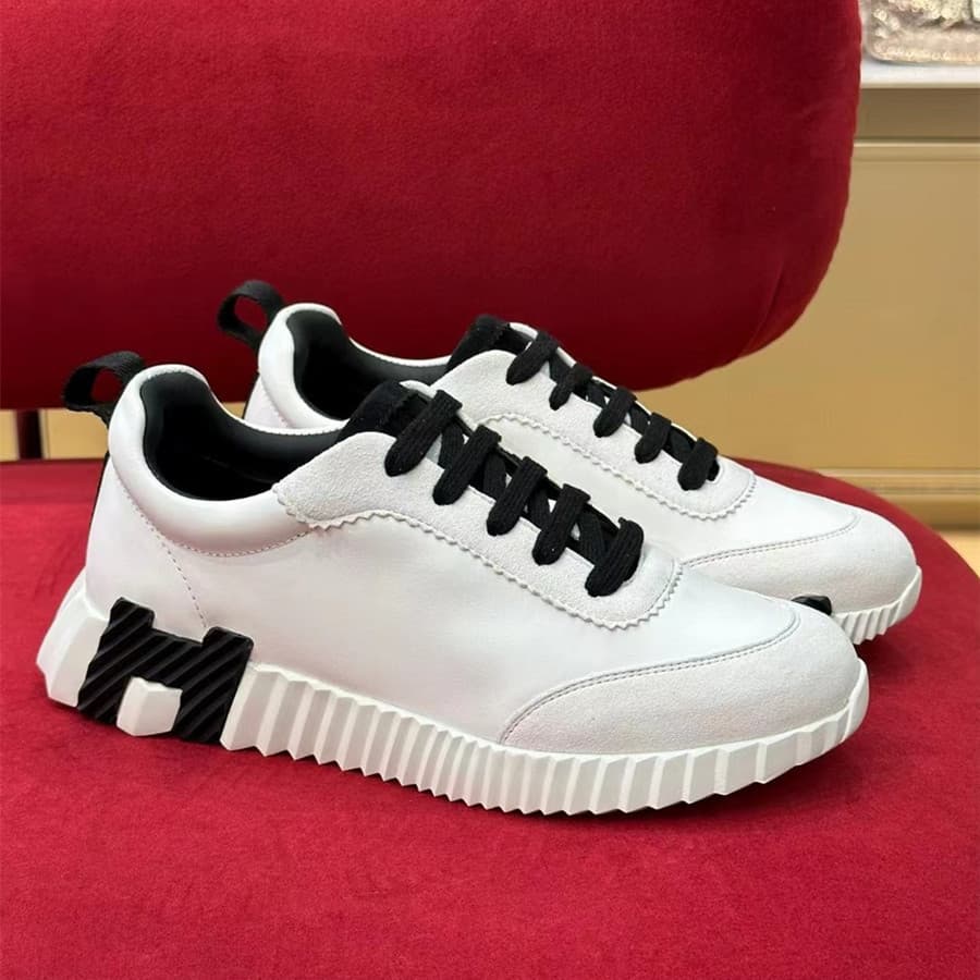 Chaussures de sport en cuir de vachette pour hommes, baskets tendance et respirantes, confortables, style célébrités en ligne