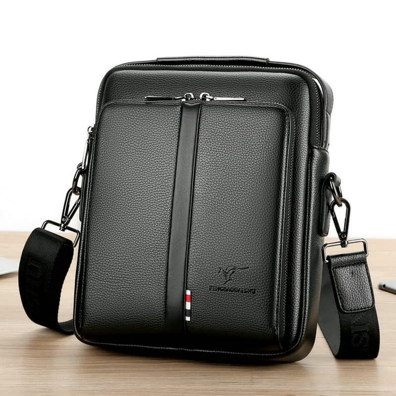 Men's Bags men's bag men's leather bag business shoulder bag casual messenger bag vertical handbag large capacity backpack