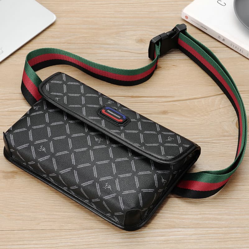 Men's Bags High end messenger bag for men, fashionable chest bag, casual shoulder bag,multifunctional men's sports backpack