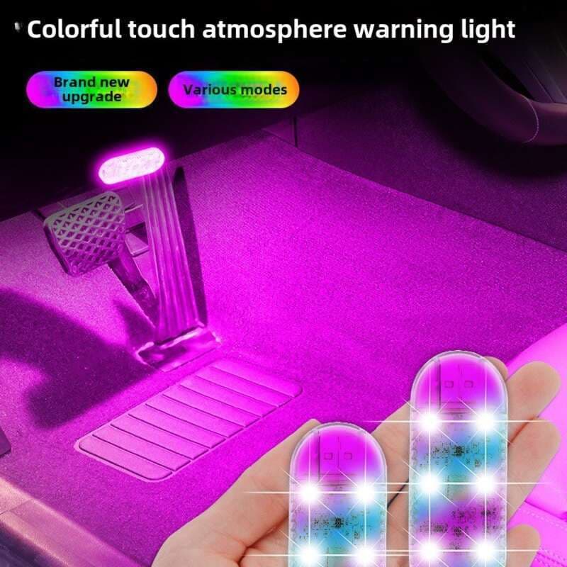 Rechargeable Atmosphere Light With USB Port, Touch Switch For Multiple Modes Adjustment, Cyclic Charging, Ceiling