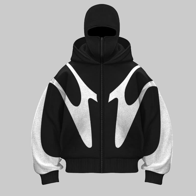 Men's Clothing Ins Trendy Brand Double Hat Unique Design Hooded Sweatshirt Autumn And Winter New Men And Women Same Loose Sweatshirt
