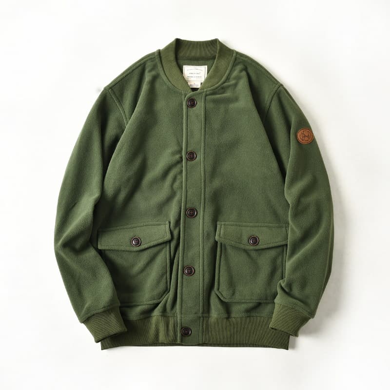 Retro Double-sided Fleece Baseball Collar Jacket For Men, Autumn And Winter Warm Jacket, Trendy Top