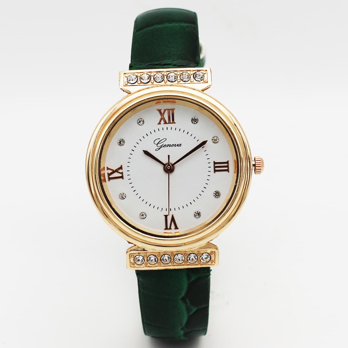Women's diamond watch casual fashion Roman digital Women's Watch student watch one-piece delivery