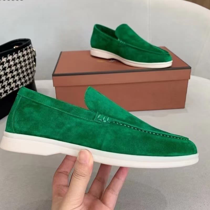 Chaussures plates décontractées pour hommes, mocassins confortables à enfiler pour l'été