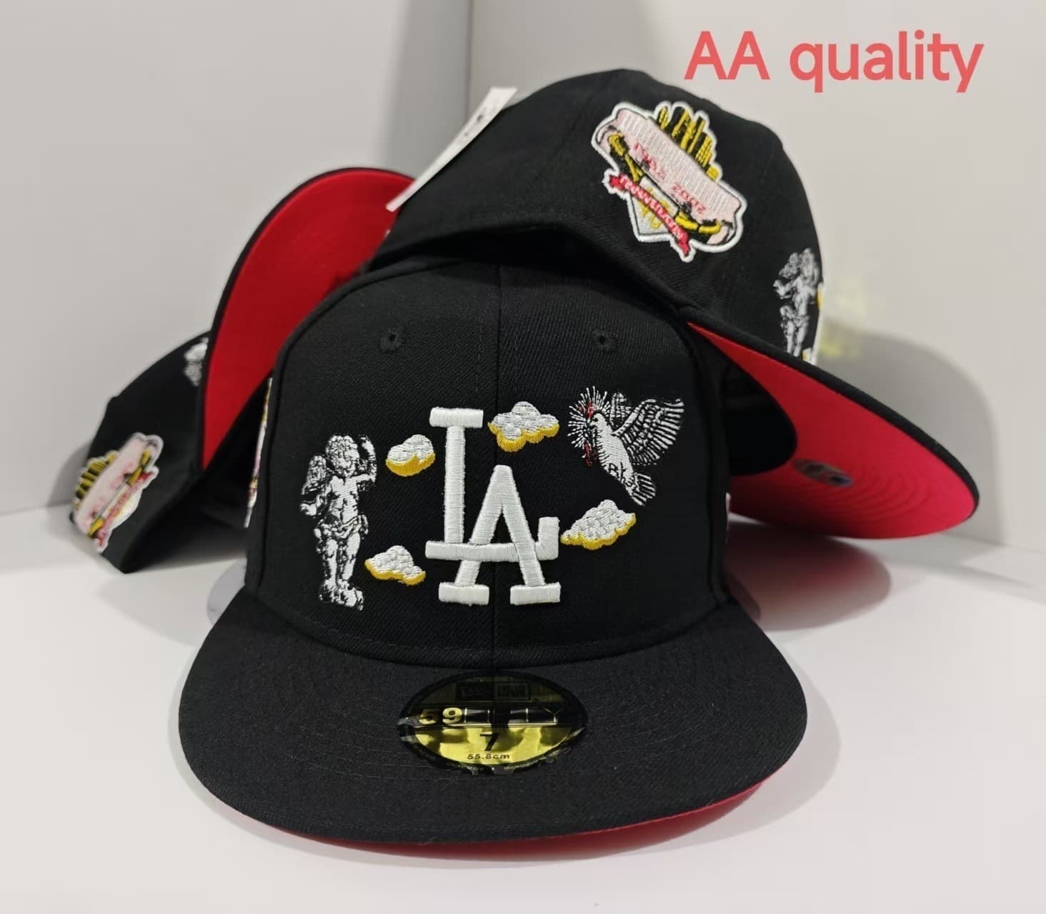 Casquette de baseball tendance 2025, modèle AA, taille unique, visière plate, idéale pour les équipes de commerce extérieur transfrontalier.