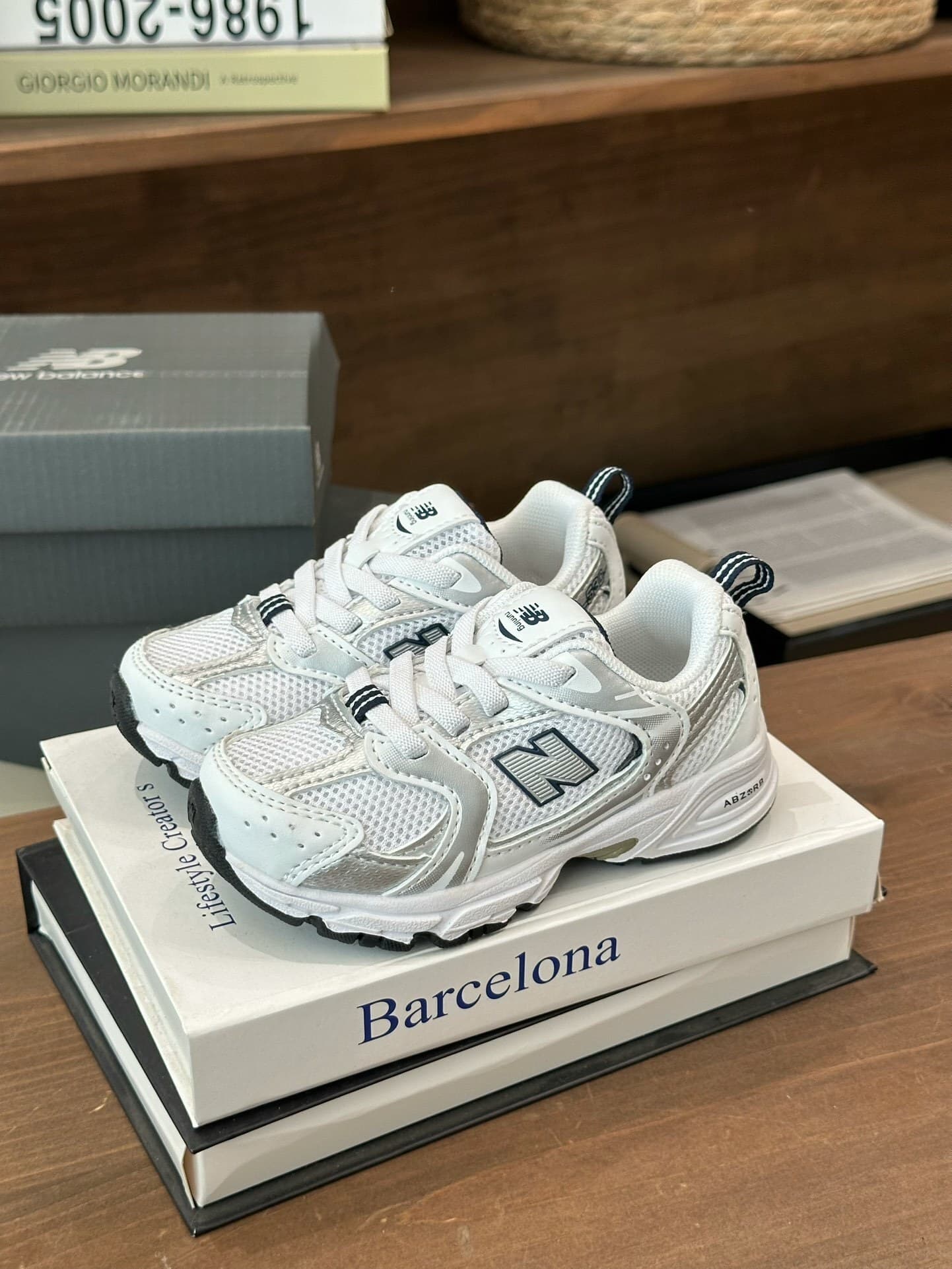 Baskets décontractées pour enfants Nw Balance 530, chaussures élégantes en maille respirante, baskets légères et antidérapantes pour garçons