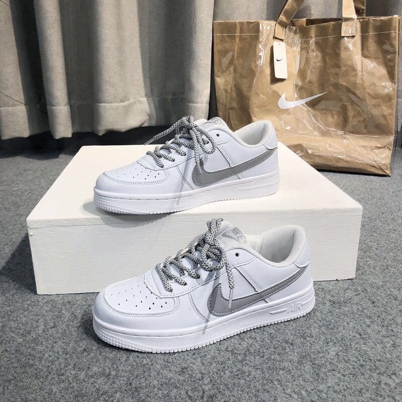 Chaussures montantes polyvalentes pour hommes n° 1, basses et pour étudiantes, chaussures de sport et décontractées, toutes blanches