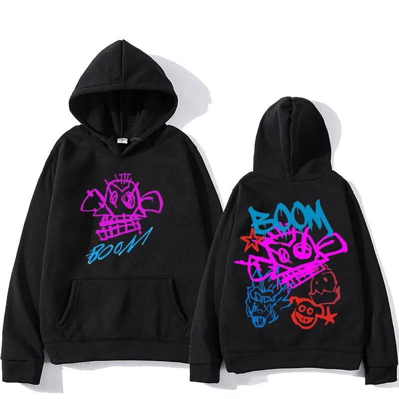 2026 Arcane Jinx Cartoon Graphic Printing Vintage Hoodie