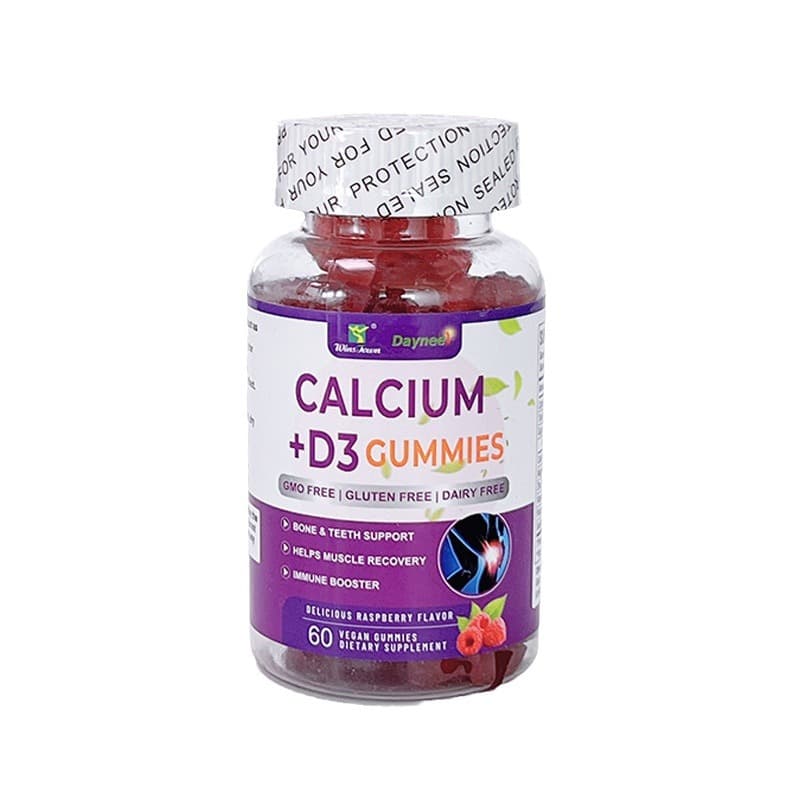 Cross-border E-commerce RECOVERY CA LCIUM Calcium D3 Gummies GMO GLUTEN FREE