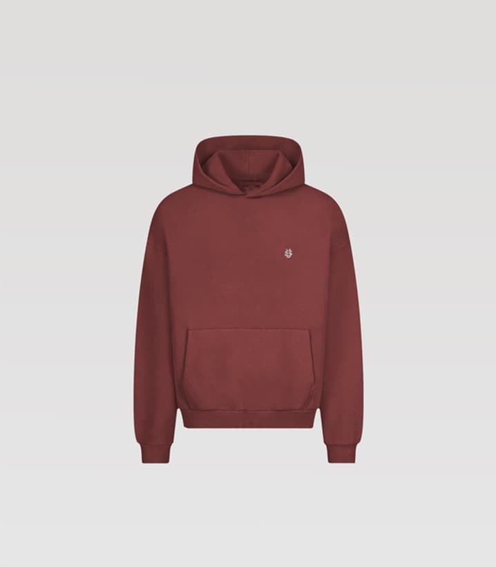 Ensemble unisexe à capuche brodée, manches longues, noir et bleu, style sportswear confortable et ample, composé d'un sweat-shirt et d'un pantalon