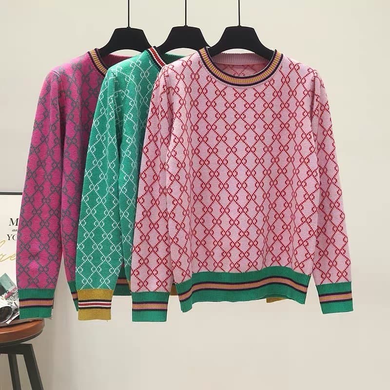 Women's Clothing Independent Station Station Autumn and Winter Women's Knitted Pullover Sweater