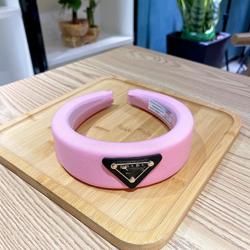 Bandeau en éponge rose à nœud haut, accessoire de cheveux simple et mignon, collection printemps/été 2026.