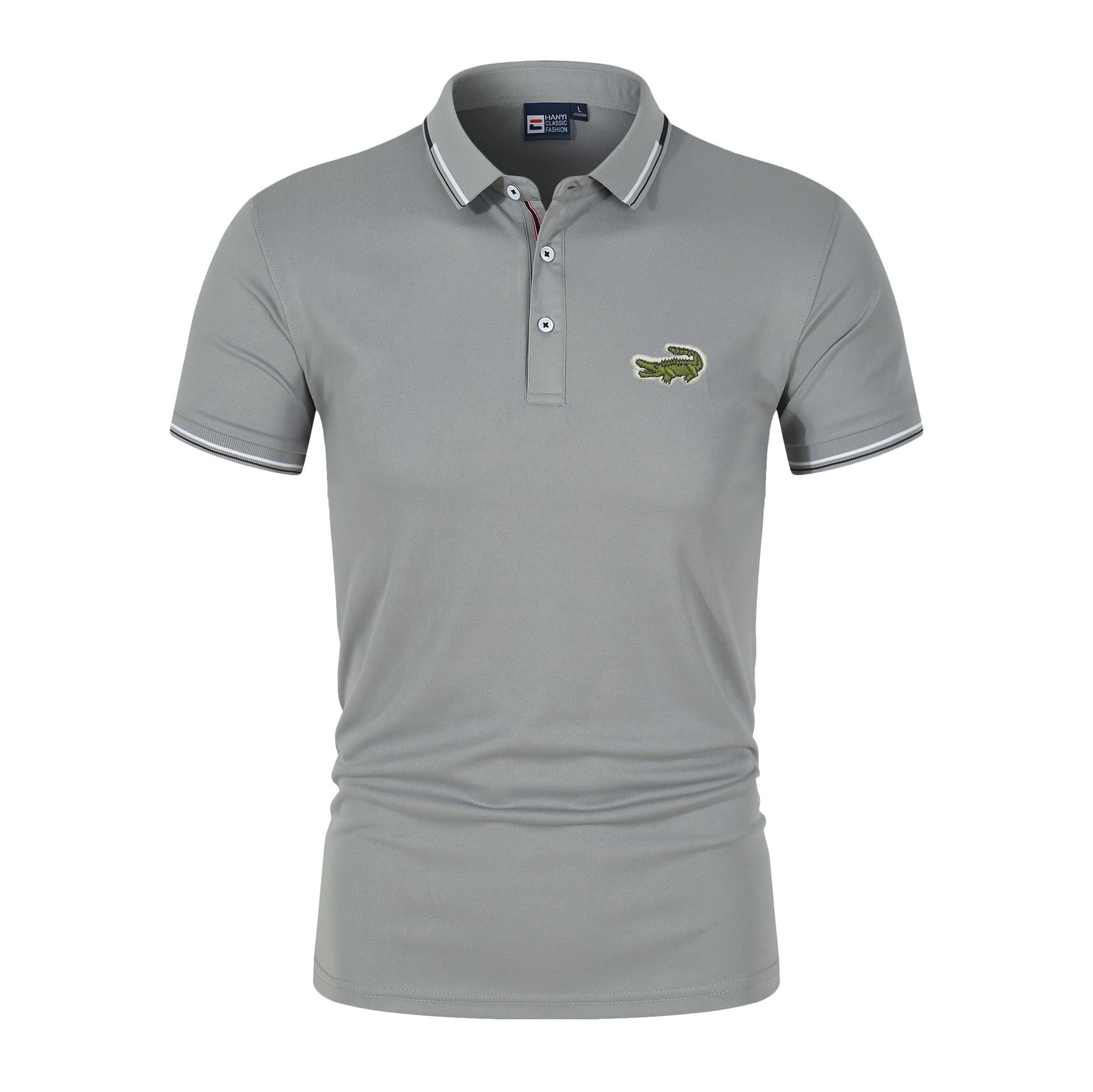 Vêtements pour hommes polo T-shirt à manches courtes à revers pour hommes