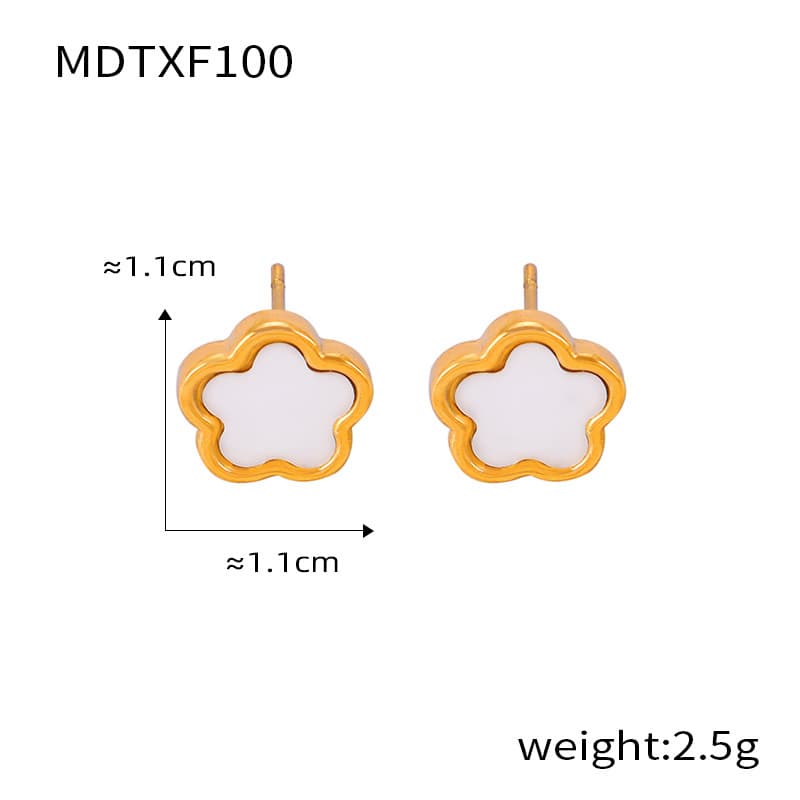 Parure de bijoux pour femme, style médiéval, bijoux géométriques de niche incrustés de pierres blanches Besson unilatérales en forme de fleur,