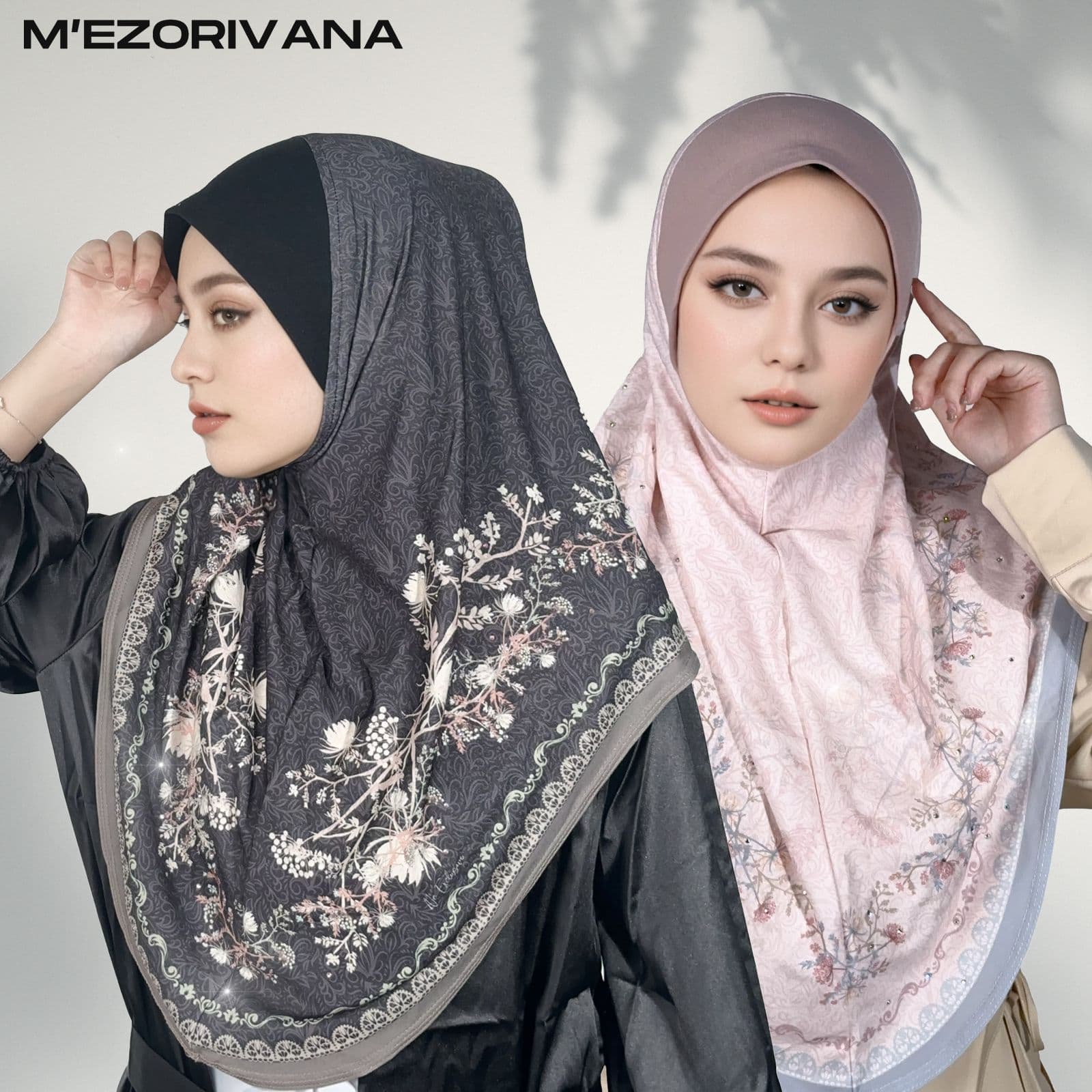 ​​"Elegant Crystal Linen Hijab Scarf – Printed & Solid Muslim Head Cover For Women, Lightweight Style Wrap For Daily Fashion"​​