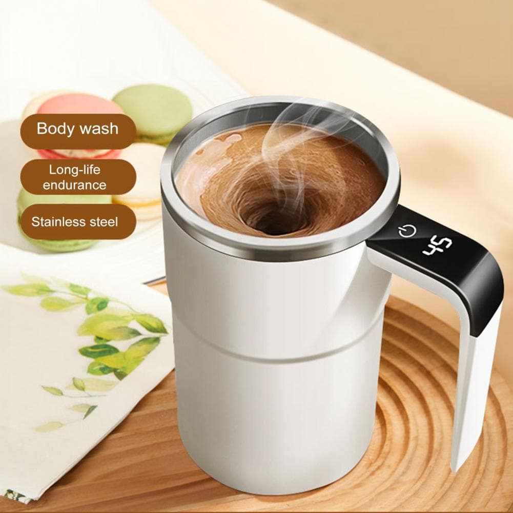Self Stirring Coffee Mug - Rechargeable Stainless Office