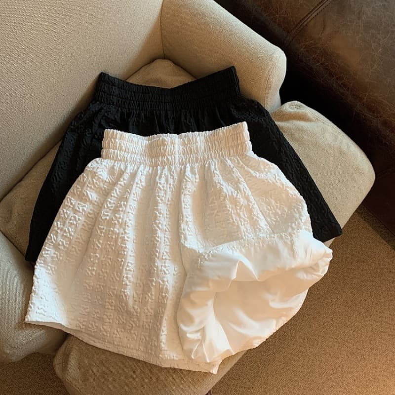 Women's Clothing White shorts women's summer new high waist loose wide leg pants design sports pants skirt slim casual pants trendy