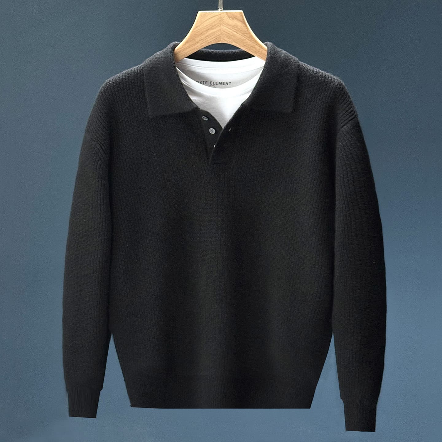 Polo classique pour homme – Coupe ajustée, col en maille, idéal pour l'hiver et l'automne (M-3XL)