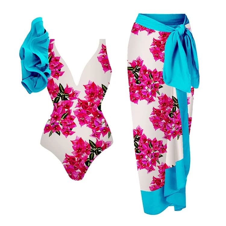 Women's Fashion High-waisted Swimsuit
