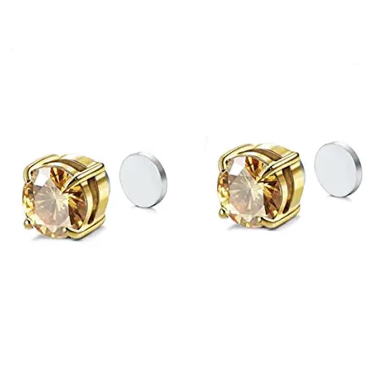 Jewelry & Accessories Earrings For Men And Women Without Pierced Ears, Zircon Earrings,hot Selling Zircon Magnet Ear Clips, Earrings, Manufacturers