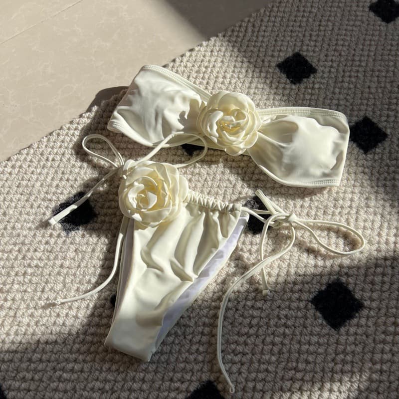 Women's Clothing New Bikini Tube Top Split Sexy Hot Girl Bikini