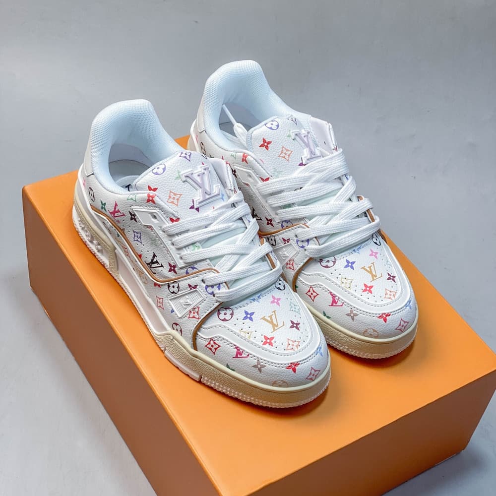 Baskets Louis Vuitton unisexes mode sports outdoor décontractées skate et basketball