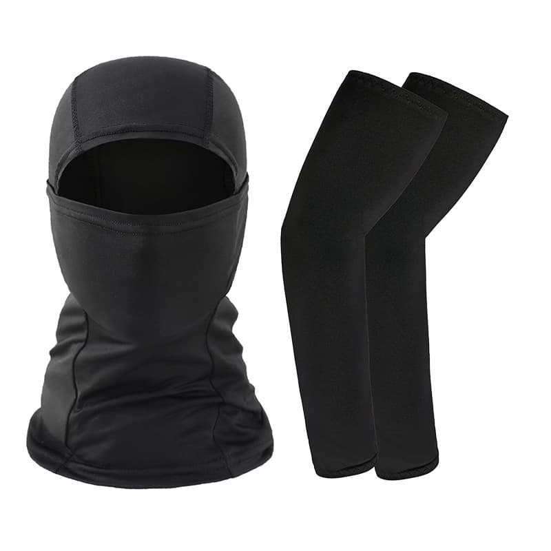 Outdoor Sunblock Ice Silk Cuff Riding Mask Head Breathable Adjustable Pullover Hat