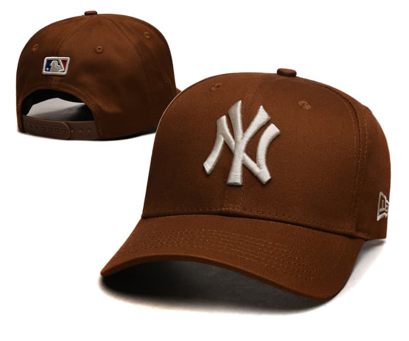 Casquette unisexe transfrontalière, grand logo, visière rigide, broderie, style sport décontracté NY, commerce extérieur